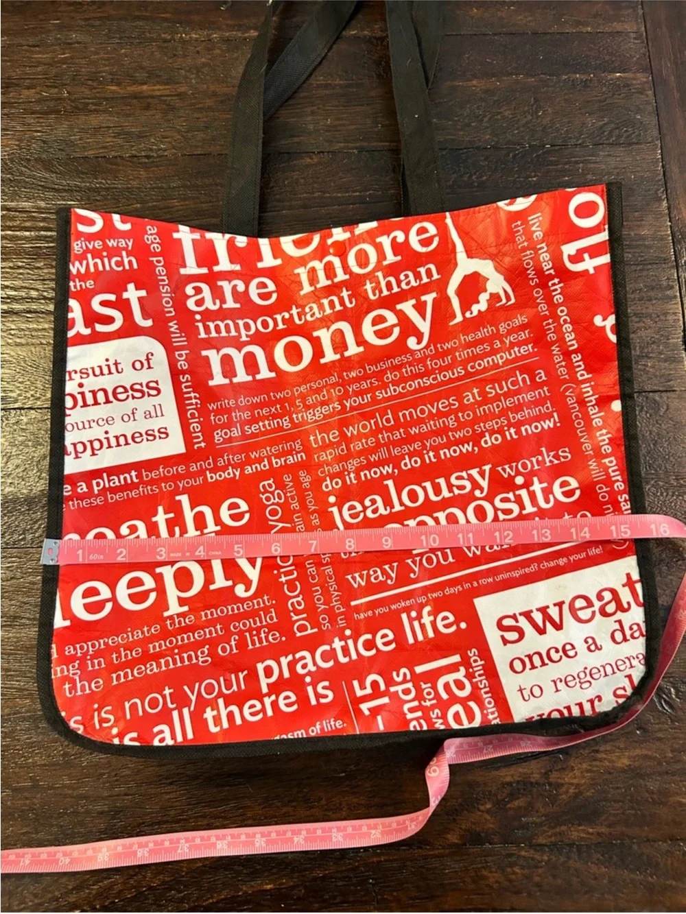 Lululemon Reusable Tote Bags - Small and Large Bundle